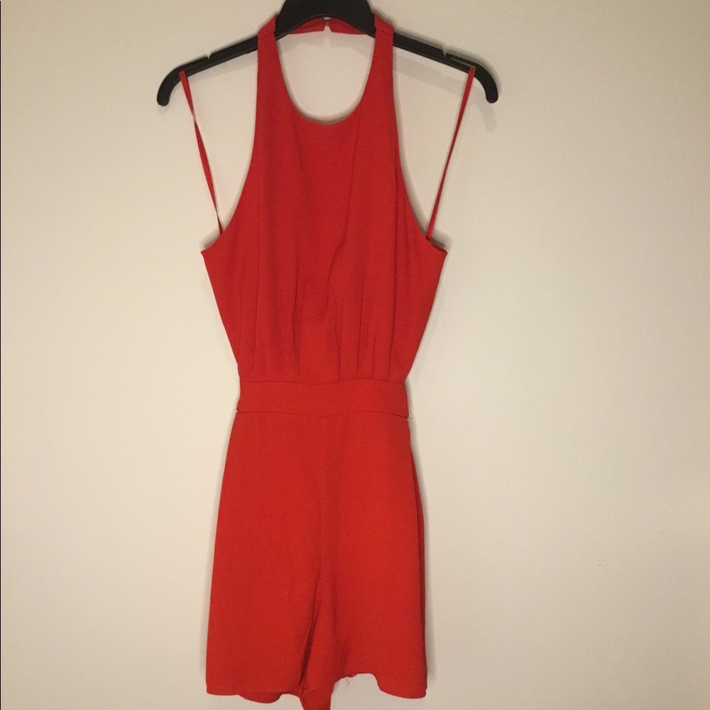 Cherry Red Romper